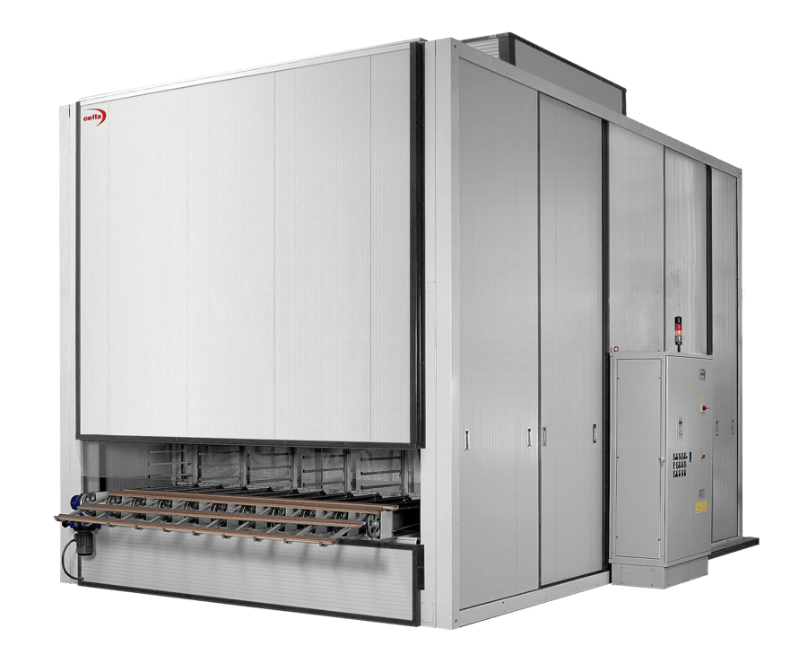 Vertical Oven for Mouldings Drying | Cefla Finishing