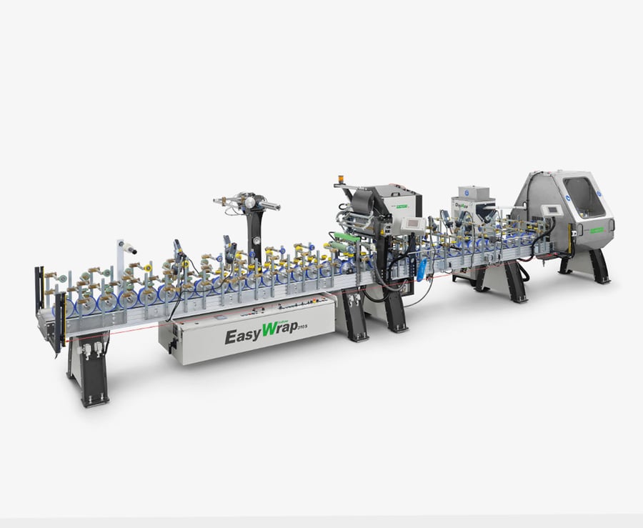 Wrapping Machine for Plastic and Metal Profiles | Cefla Finishing
